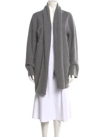 Pre-owned Vince Cashmere Cowl Neck Sweater In Gray