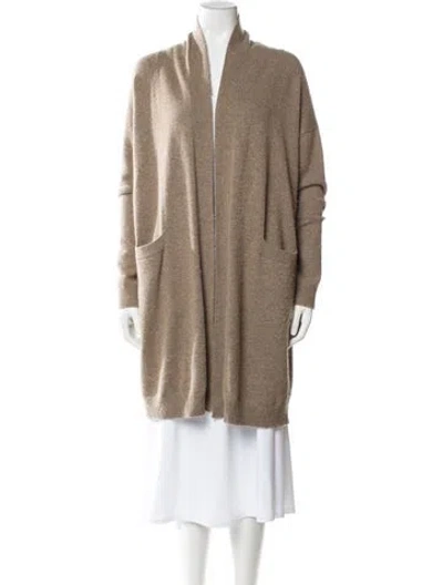 Pre-owned Vince Cashmere Cowl Neck Sweater In Gray