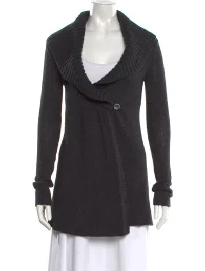 Pre-owned Vince Cashmere Cowl Neck Sweater In Gray