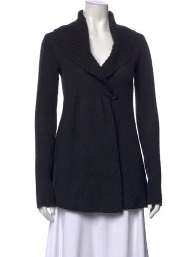 Pre-owned Vince Cashmere Cowl Neck Sweater In Gray