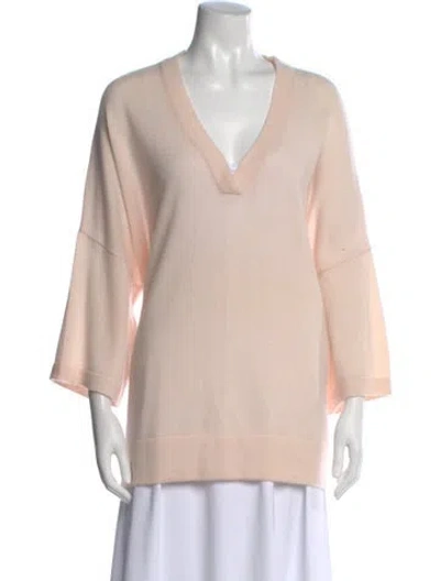 Pre-owned Vince Cashmere Cowl Neck Sweater In Pink