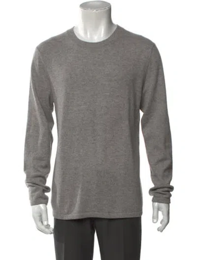 Pre-owned Vince Cashmere Crew Neck Pullover In Gray