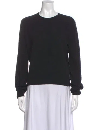 Pre-owned Vince Cashmere Crew Neck Sweater In Black
