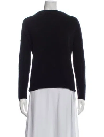 Pre-owned Vince Cashmere Crew Neck Sweater In Blue