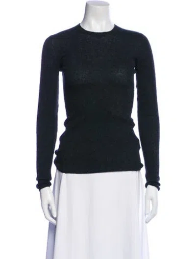 Pre-owned Vince Cashmere Crew Neck Sweater In Blue