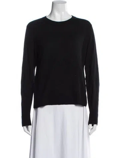 Pre-owned Vince Cashmere Crew Neck Sweater In Blue