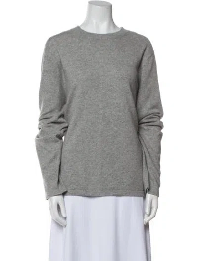 Pre-owned Vince Cashmere Crew Neck Sweater In Blue