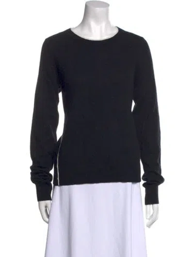 Pre-owned Vince Cashmere Crew Neck Sweater In Blue
