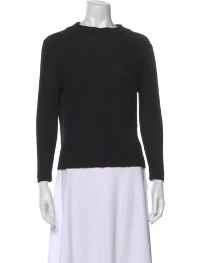 Pre-owned Vince Cashmere Crew Neck Sweater In Blue
