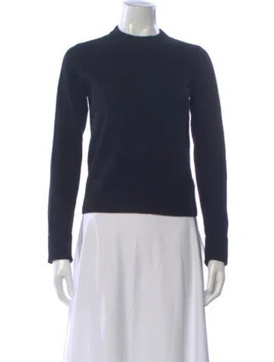 Pre-owned Vince Cashmere Crew Neck Sweater In Blue