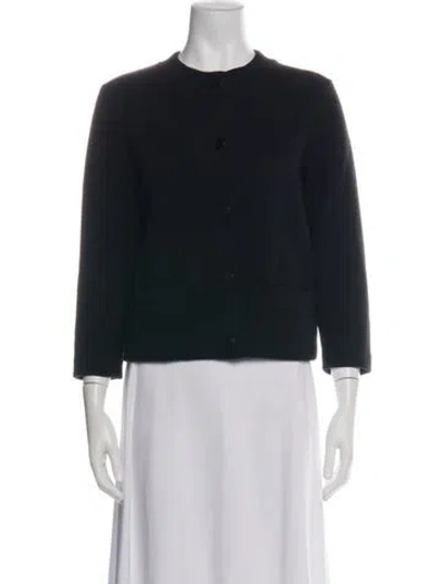 Pre-owned Vince Cashmere Crew Neck Sweater In Blue