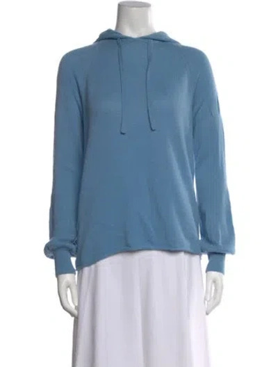 Pre-owned Vince Cashmere Crew Neck Sweater In Blue