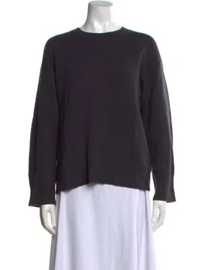 Pre-owned Vince Cashmere Crew Neck Sweater In Blue