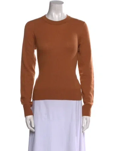 Pre-owned Vince Cashmere Crew Neck Sweater In Brown