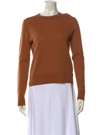 Pre-owned Vince Cashmere Crew Neck Sweater In Brown