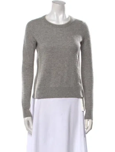 Pre-owned Vince Cashmere Crew Neck Sweater In Gray