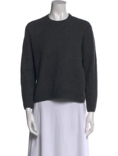 Pre-owned Vince Cashmere Crew Neck Sweater In Gray