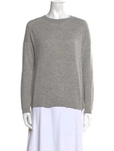 Pre-owned Vince Cashmere Crew Neck Sweater In Gray