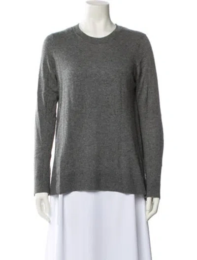 Pre-owned Vince Cashmere Crew Neck Sweater In Gray