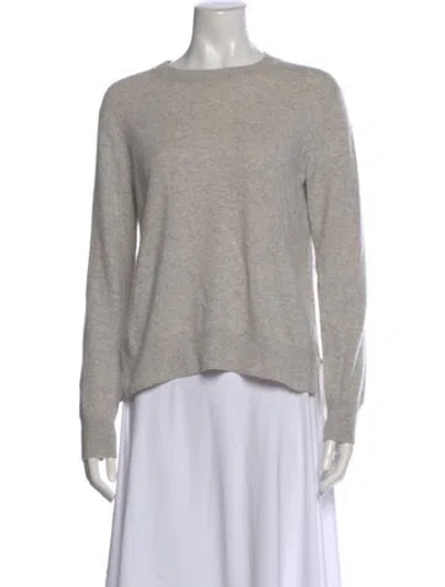 Pre-owned Vince Cashmere Crew Neck Sweater In Gray