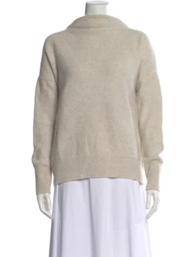 Pre-owned Vince Cashmere Crew Neck Sweater In Gray
