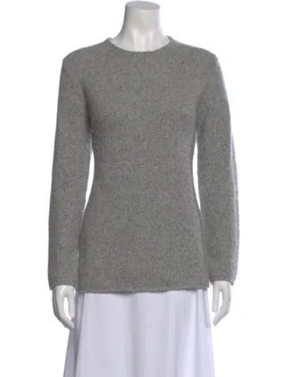 Pre-owned Vince Cashmere Crew Neck Sweater In Gray