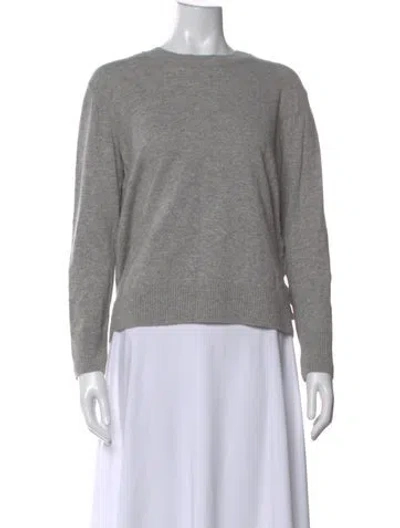Pre-owned Vince Cashmere Crew Neck Sweater In Gray