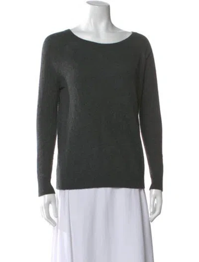 Pre-owned Vince Cashmere Crew Neck Sweater In Gray