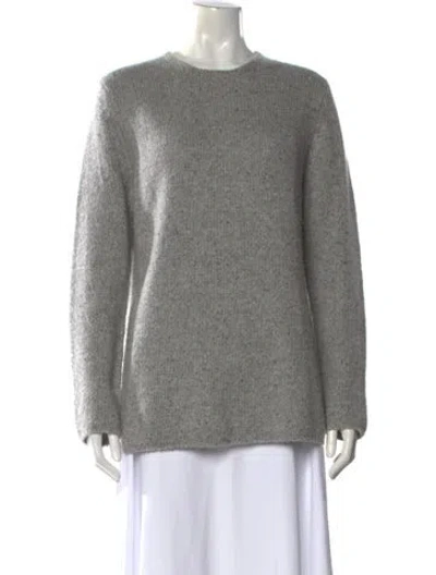 Pre-owned Vince Cashmere Crew Neck Sweater In Gray