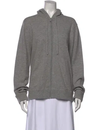 Pre-owned Vince Cashmere Crew Neck Sweater In Gray