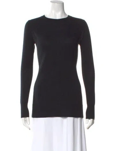 Pre-owned Vince Cashmere Crew Neck Sweater In Green