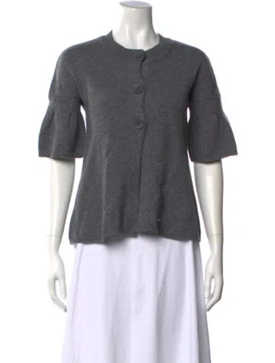 Pre-owned Vince Cashmere Crew Neck Sweater In Grey