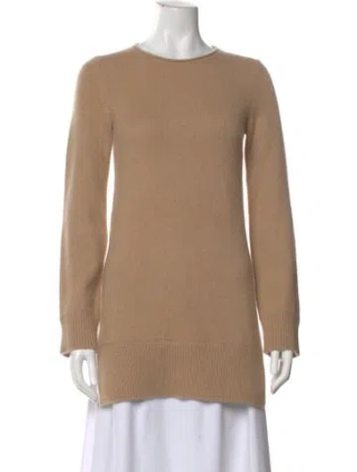Pre-owned Vince Cashmere Crew Neck Sweater In Neutral