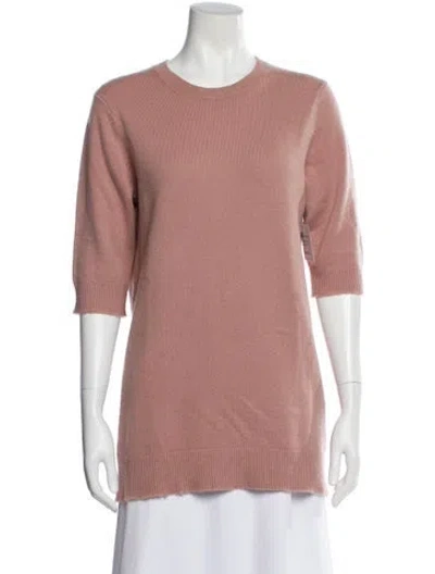 Pre-owned Vince Cashmere Crew Neck Sweater In Neutral