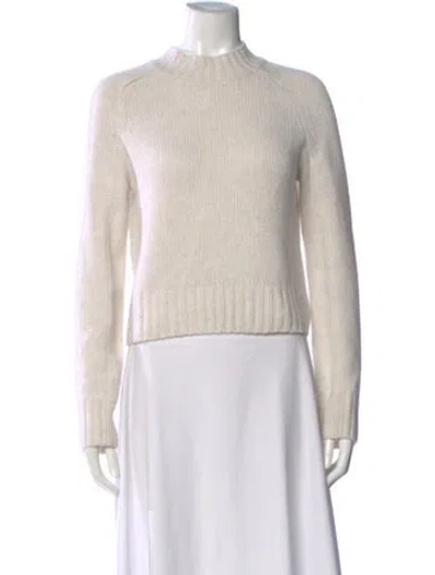 Pre-owned Vince Cashmere Crew Neck Sweater In Neutral