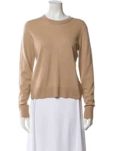 Pre-owned Vince Cashmere Crew Neck Sweater In Neutral