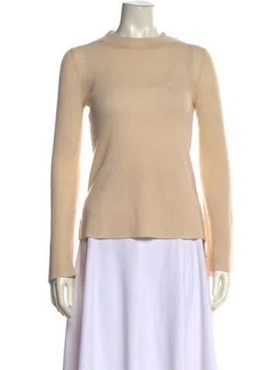 Pre-owned Vince Cashmere Crew Neck Sweater In Neutral