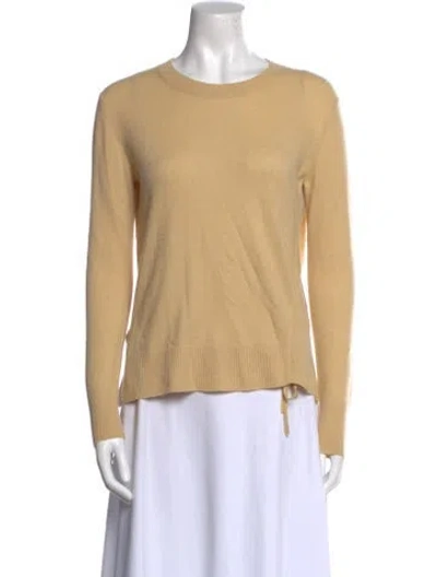 Pre-owned Vince Cashmere Crew Neck Sweater In Neutral