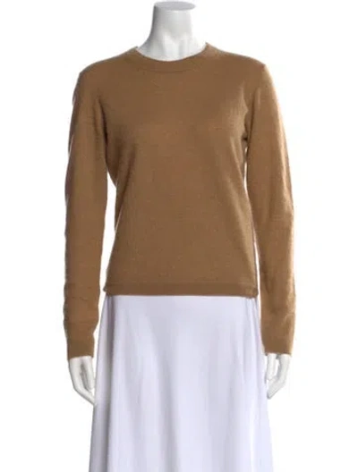 Pre-owned Vince Cashmere Crew Neck Sweater In Neutral