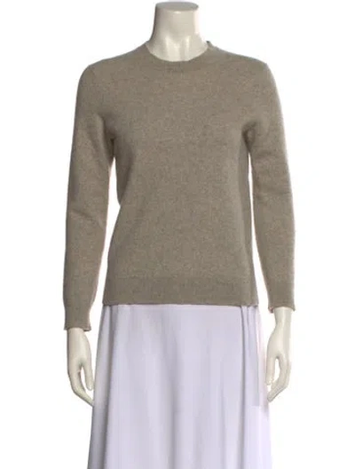 Pre-owned Vince Cashmere Crew Neck Sweater In Neutral