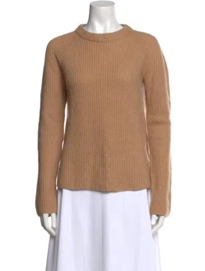 Pre-owned Vince Cashmere Crew Neck Sweater In Neutral