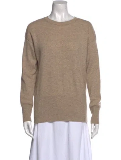 Pre-owned Vince Cashmere Crew Neck Sweater In Neutral