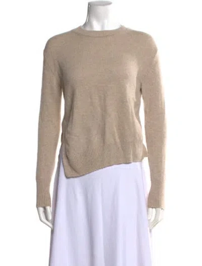 Pre-owned Vince Cashmere Crew Neck Sweater In Neutral