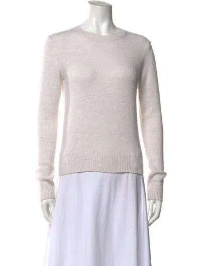 Pre-owned Vince Cashmere Crew Neck Sweater In Neutral