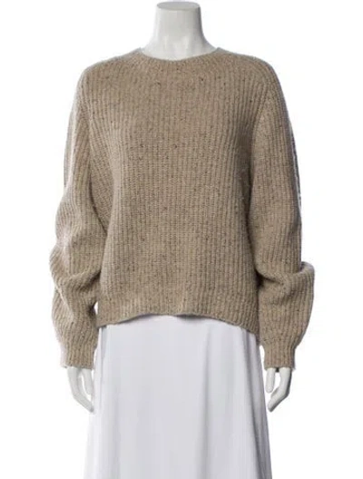 Pre-owned Vince Cashmere Crew Neck Sweater In Neutral