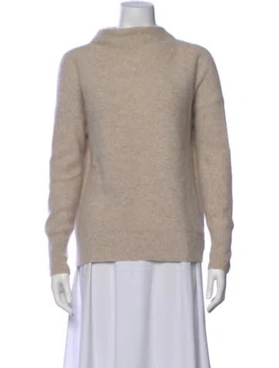 Pre-owned Vince Cashmere Crew Neck Sweater In Neutral