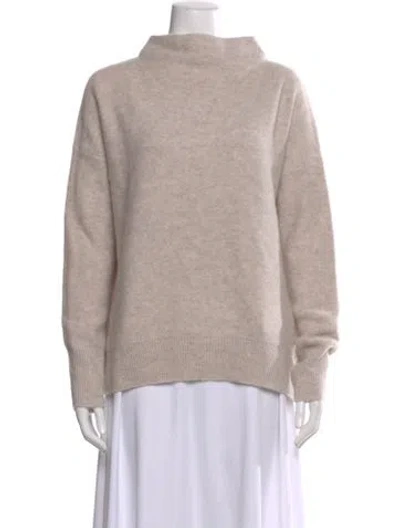 Pre-owned Vince Cashmere Crew Neck Sweater In Neutral