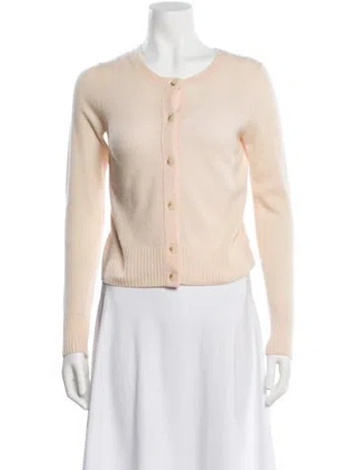 Pre-owned Vince Cashmere Crew Neck Sweater In Neutral
