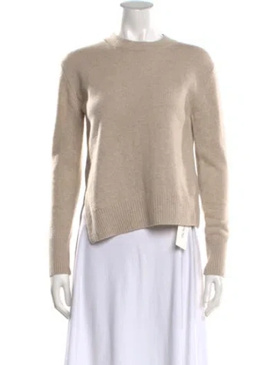 Pre-owned Vince Cashmere Crew Neck Sweater In Neutral