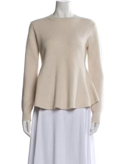 Pre-owned Vince Cashmere Crew Neck Sweater In Neutral
